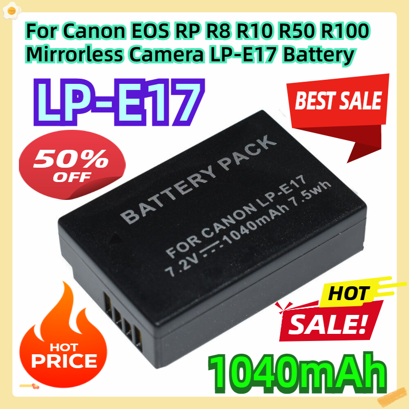 Canon Camera Eos R50 - Baterai LP-E17 untuk Kamera Mirrorless Canon