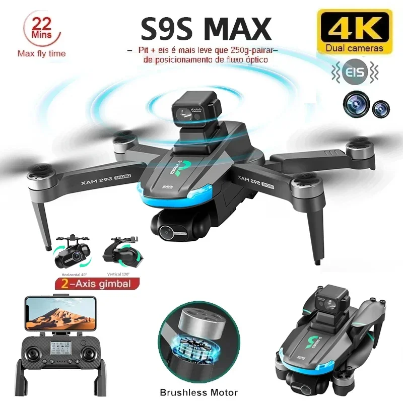 Drone Camera Wide Angle - Drone MINI S9S MAX Baru 4K