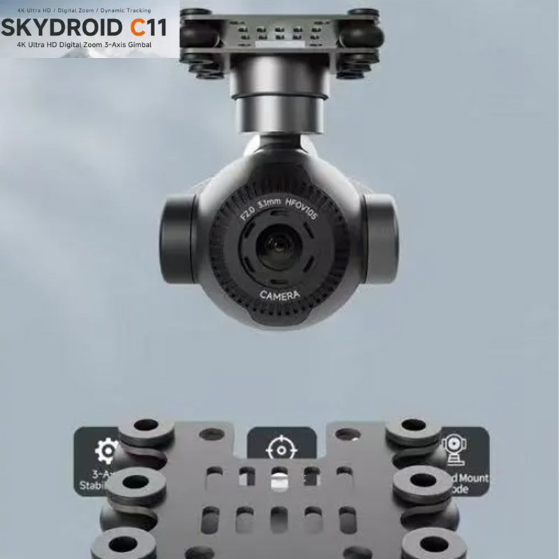 Drone Camera Waterproof - Kamera Gimbal 3-Axis Skydroid C11 4K,