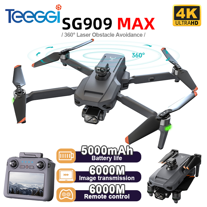 Drone Camera 4K - Teeggi SG909 MAX GPS Drone Dengan