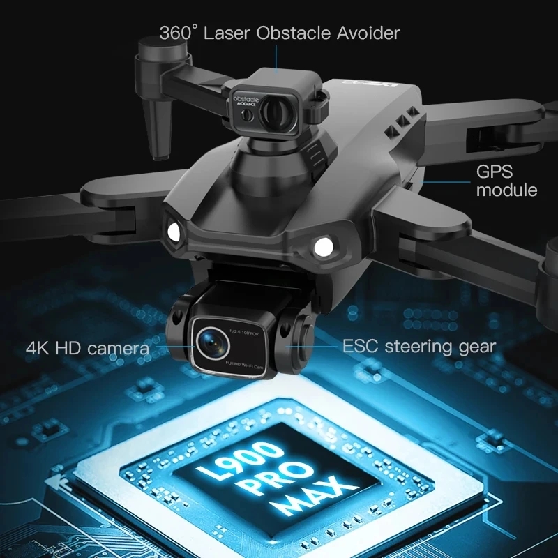 L900 Pro MAX Drone GPS, mainan - Drone Camera 4K ulasan dan harga