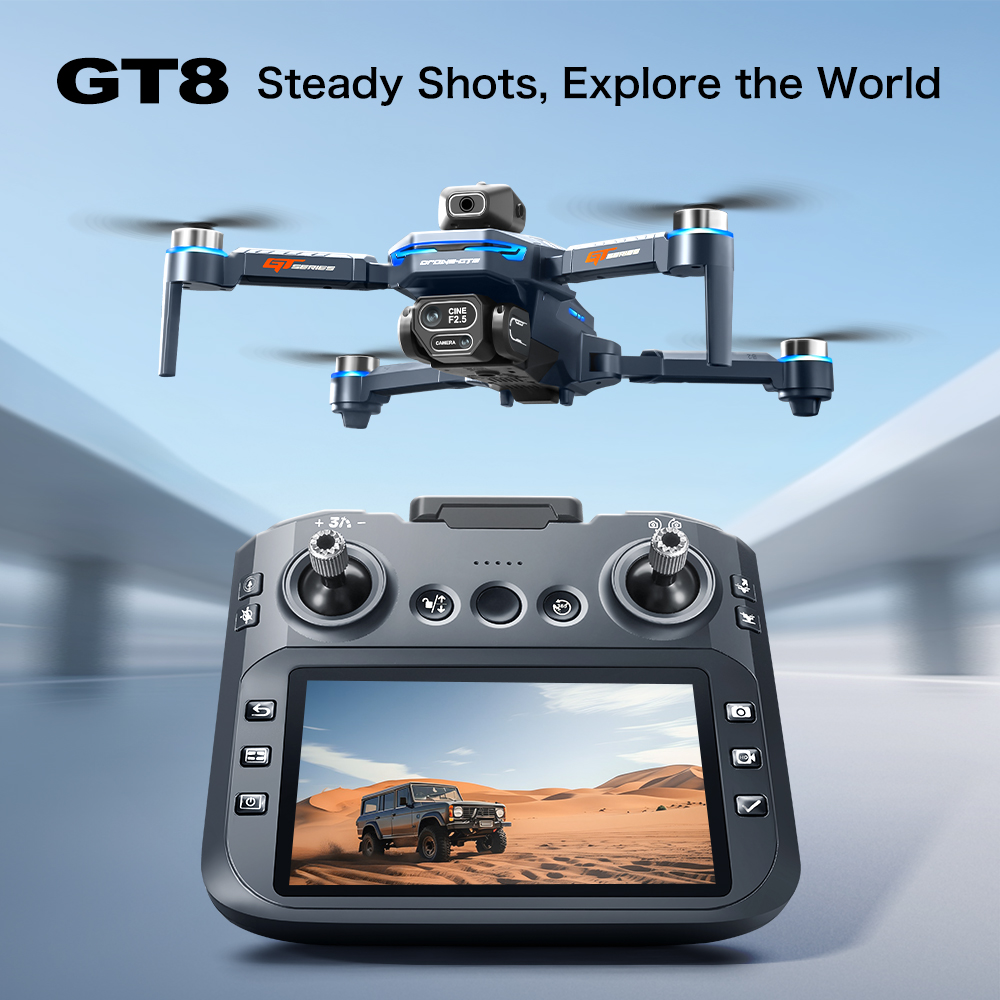 Drone Lipat GT8 Max 8K HD Prof - Drone Camera Night Vision ulasan dan harga