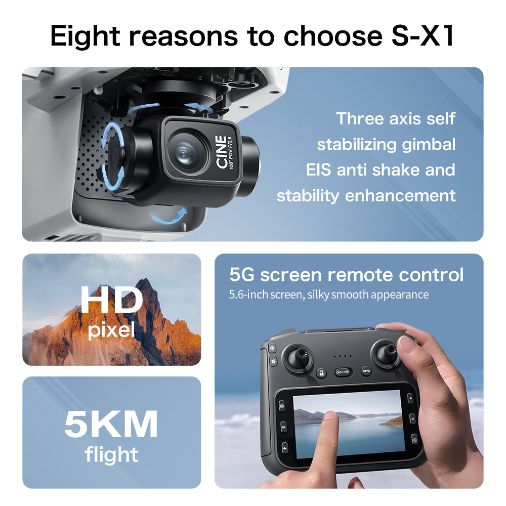 Penawaran Terbaik Drone GPS S- - Drone Camera Night Vision ulasan dan harga