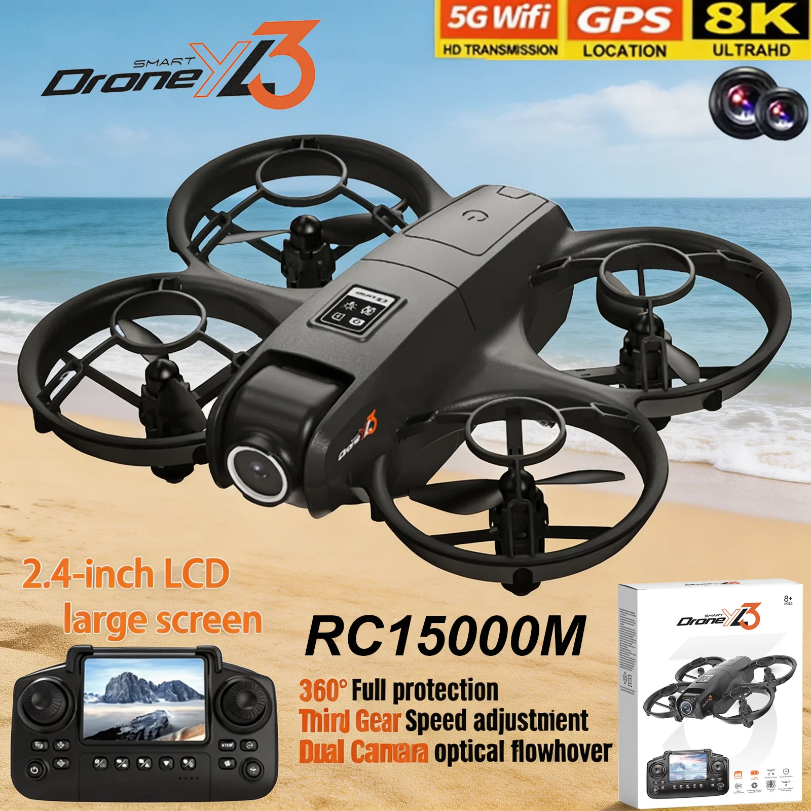 Drone RC YL3 Baru 8K 1080P Sud - Drone Camera Night Vision ulasan dan harga